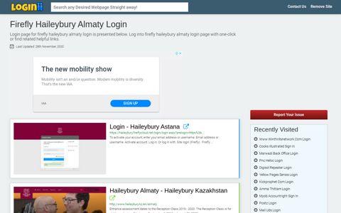 Firefly Haileybury Almaty Login - Loginii.com