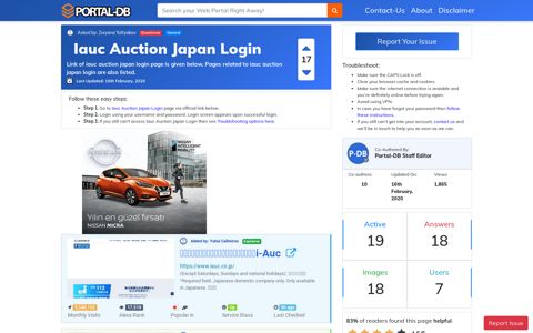 Iauc Auction Japan Login - Portal-DB.live