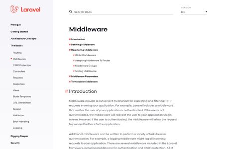 Middleware - Laravel - The PHP Framework For Web Artisans