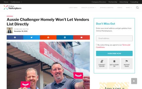 Aussie Challenger Homely Won't Let Vendors List Directly ...