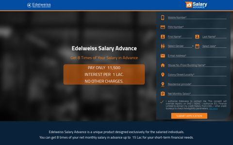 Edelweiss Salary Advance