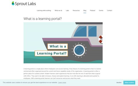 What is a learning portal? - Sprout Labs