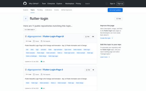 flutter-login · GitHub Topics · GitHub