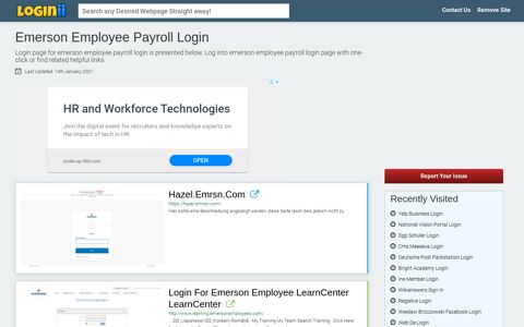 Emerson Employee Payroll Login - Loginii.com
