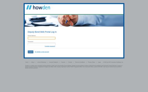 Login - Howden Insurance Brokers Limited
