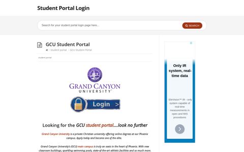 GCU Student Portal - Student Portal Login