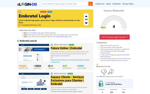 Embratel Login - A database full of login pages from all over ...