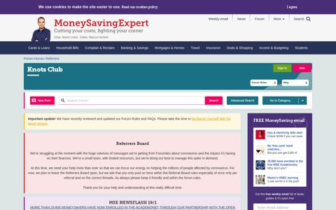 Knots Club — MoneySavingExpert Forum