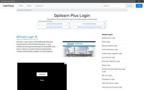 Gpilearn Plus Login - GPiLearn: Login - LoginFacts