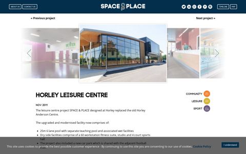 Horley Leisure Centre - Space-Place