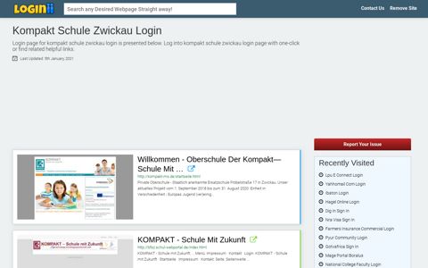 Kompakt Schule Zwickau Login - Loginii.com