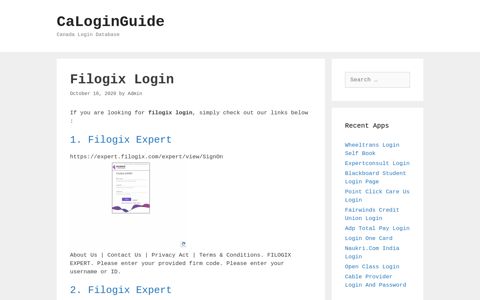 Filogix Login - CaLoginGuide