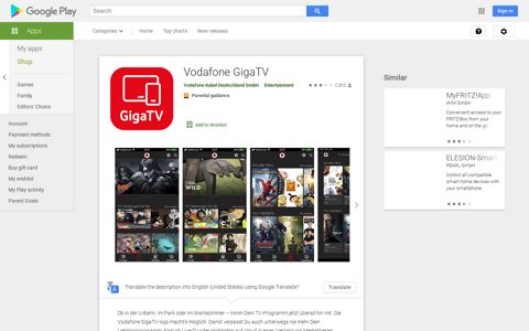 Vodafone GigaTV - Apps on Google Play