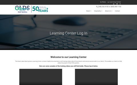 Learning Center Log In: Great Lakes Data Systems