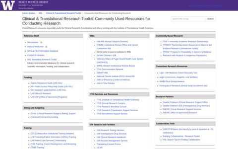 Commonly Used Resources for Conducting Research ...