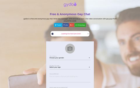 gydoo: Free and Anonymous Gay Chat