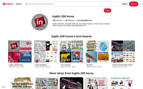 Inglês 200 horas (ingles200horas) on Pinterest