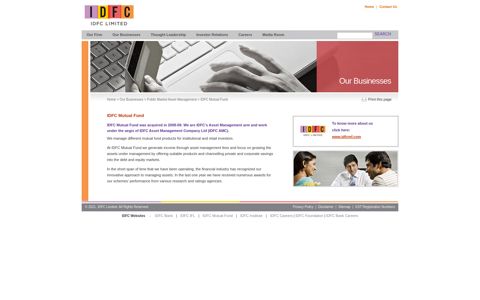 Mutual Fund Investment and Assets Management ... - IDFC