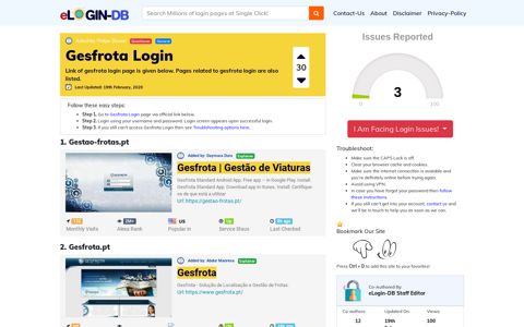 Gesfrota Login - A database full of login pages from all over ...