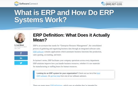 What is ERP and How Do ERP Systems Work?