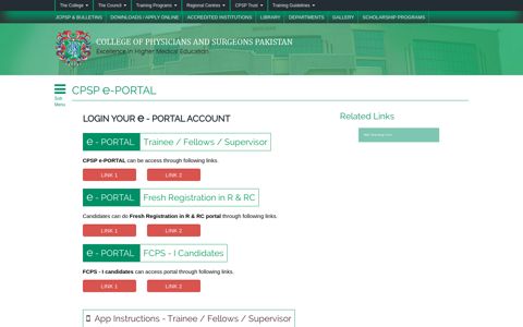 e-Portal For FCPS - :::College of Physicians and Surgeons ...