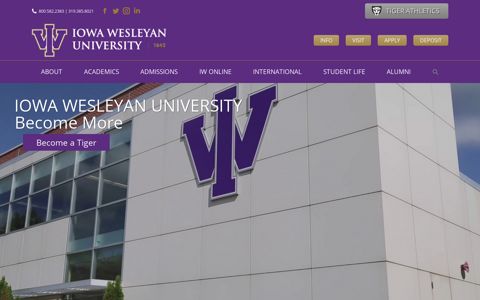 Iowa Wesleyan University is a fully accredited, Liberal Arts ...