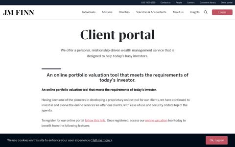 Client portal | JM Finn