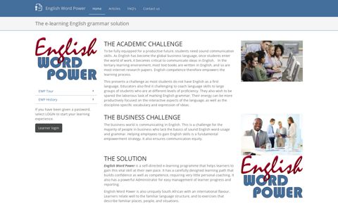 English Word Power | The e-learning English grammar solution