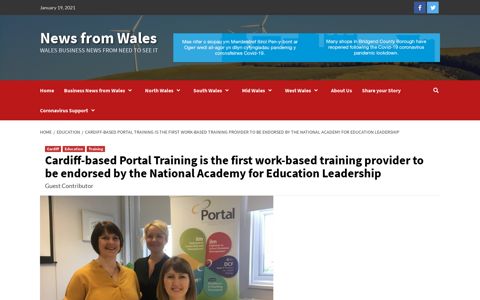 Cardiff-based Portal Training is the first work-based training ...