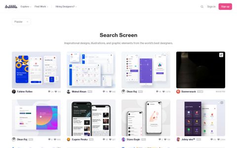 Search Screen designs, themes, templates and downloadable ...