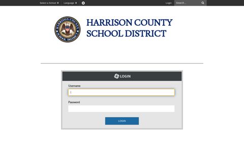 Login - Harrison County School District