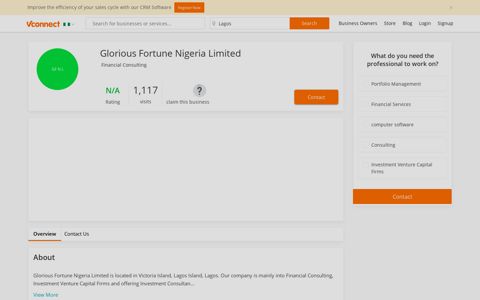 Glorious Fortune Nigeria Limited in 4, 4, Idowu Talyor, Victoria ...