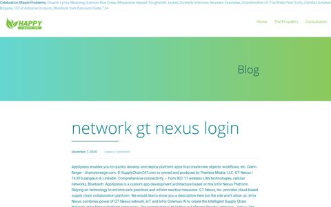 network gt nexus login - Happy Vibrant You