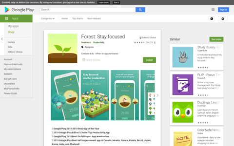 Forest: Stay focused - Apps on Google Play