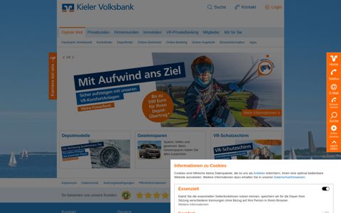 Kieler Volksbank: Herzlich Willkommen