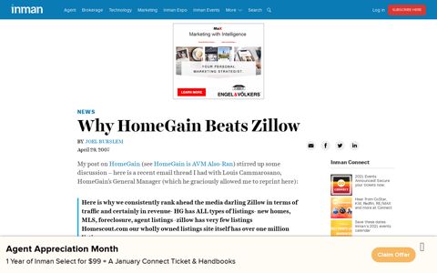 Why HomeGain Beats Zillow - Inman