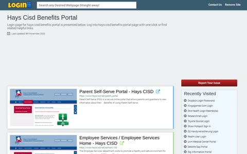 Hays Cisd Benefits Portal - Loginii.com