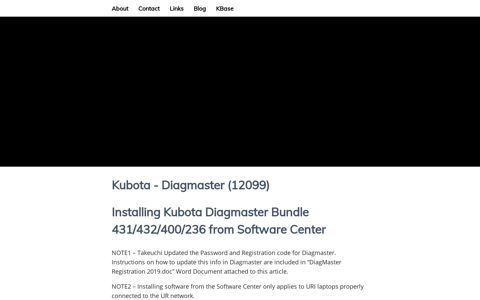 Kubota - Diagmaster