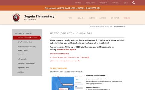 HOW TO LOGIN INTO HISD HUB/CLEVER - Houston ISD
