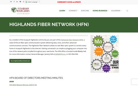 Highlands Fiber Network – Issaquah Highlands