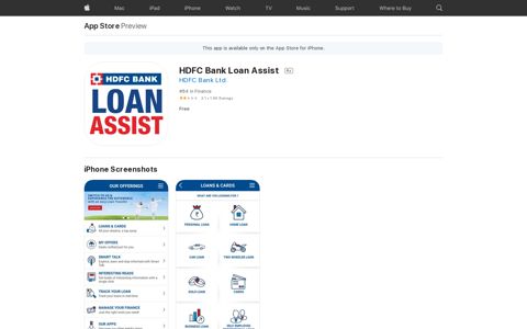 ‎HDFC Bank Loan Assist on the App Store