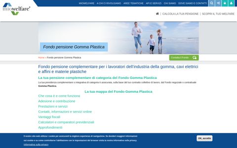Fondo pensione Gomma Plastica | Miowelfare
