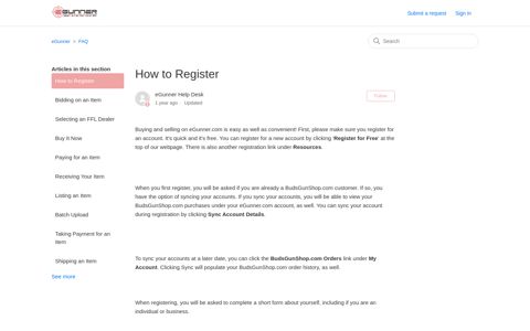 How to Register – eGunner
