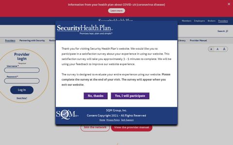 Providers | Security Health Plan