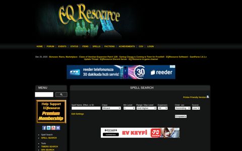 The Resource for your ... - Spell Search - EQ Resource