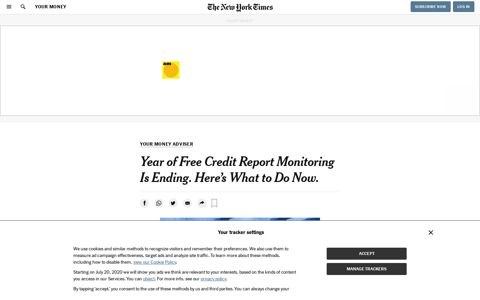 Year of Free Credit Report Monitoring Is Ending. Here's What ...