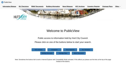 PublicView - Hutt City Council