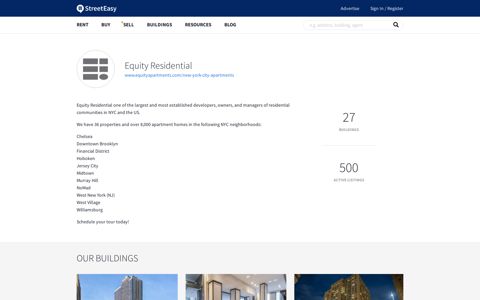 Equity Residential - NYC Real Estate Search | StreetEasy
