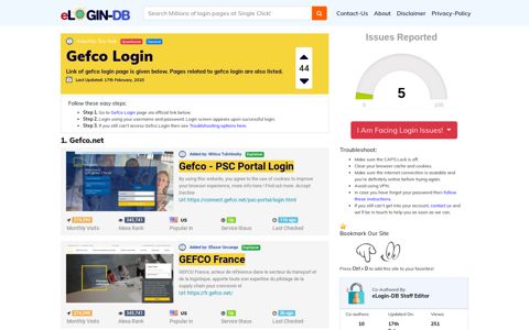 Gefco Login - A database full of login pages from all over the ...
