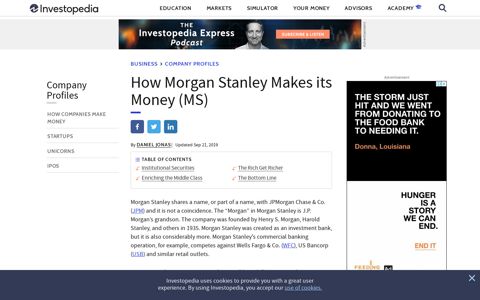 How Morgan Stanley Makes its Money (MS) - Investopedia